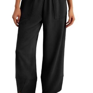 Women's Orange Wide-Leg Pants